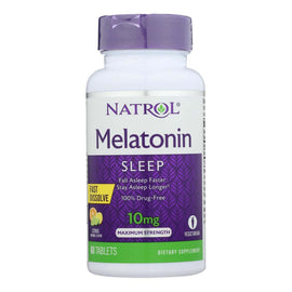 NATROL, MELATONIN,10MG,F/D,CITRUS 60 TAB,NATROL,OxKom