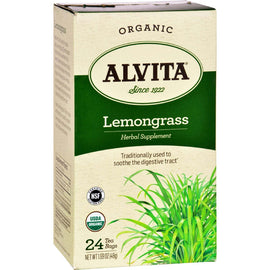 Alvita Tea - Organic - Lemongrass Herbal - 24 Tea Bags,ALVITA,OxKom