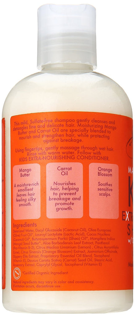 Shea Moisture Mango & Carrot Kids Extra-Nourishing Shampoo 8 Fl Oz