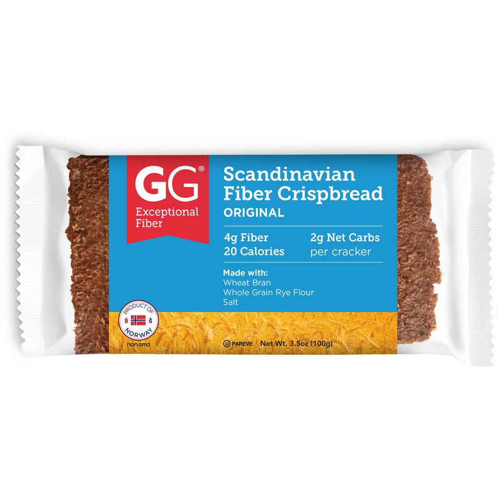 GG Scandinavian Bran Crispbread, 3.5-Ounce Packages,HEALTH VALLEY NATURAL FOODS,OxKom