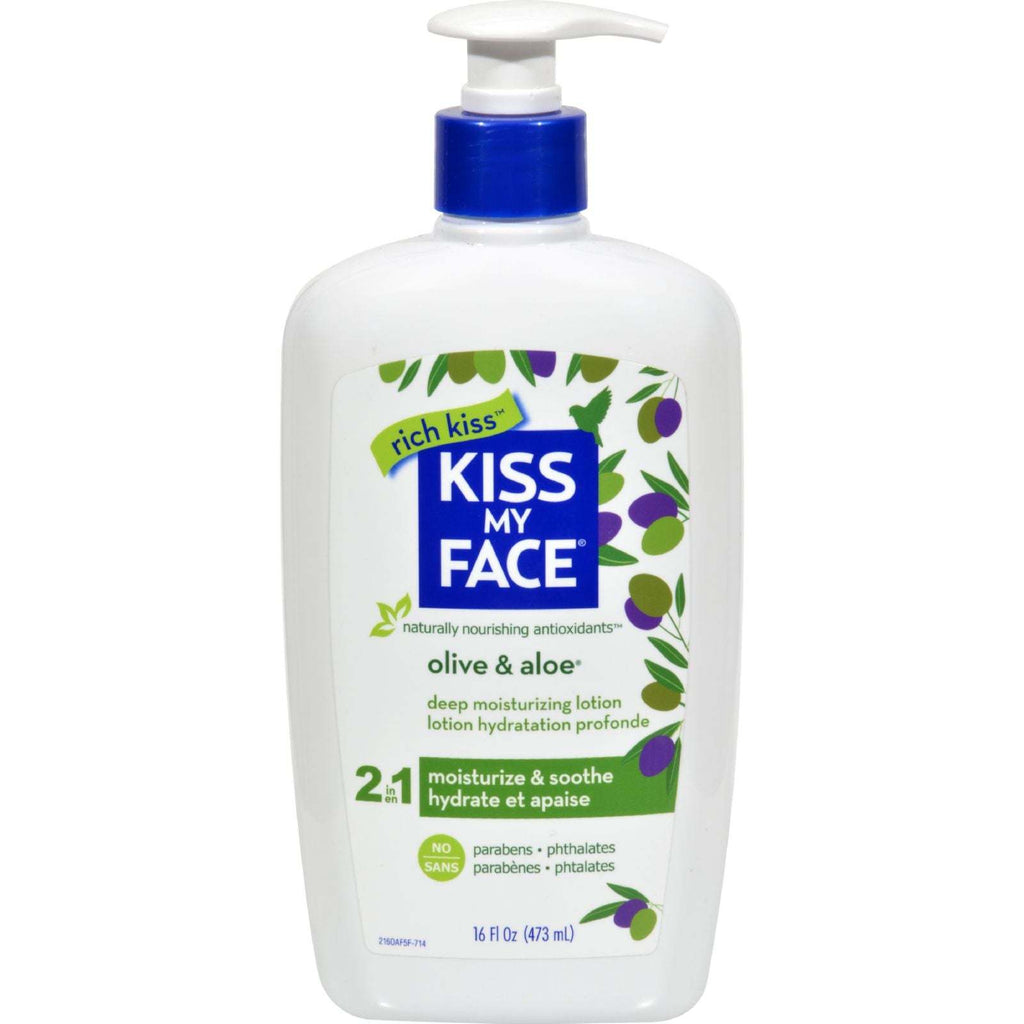 Kiss My Face Ultra Moisturizer Olive and Aloe - 16 fl oz,KISS MY FACE,OxKom