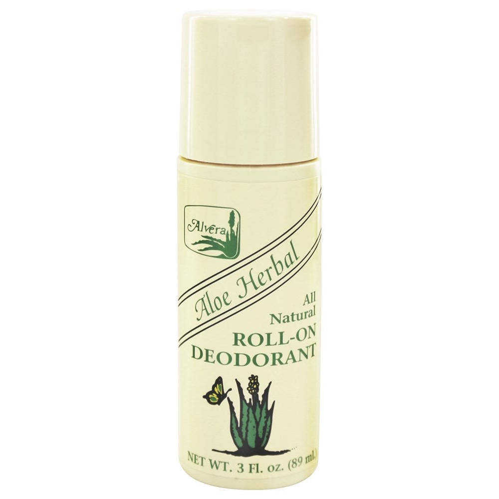 Alvera All Natural Roll-On Deodorant Aloe Herbal - 3 fl oz,ALVERA,OxKom