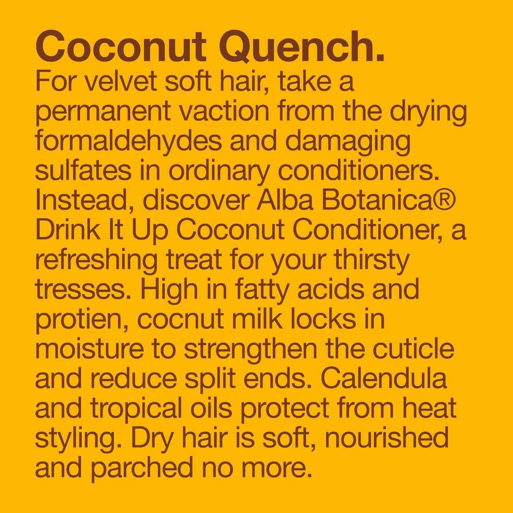 Alba Botanica Hawaiian Hair Conditioner Coconut Milk - 12 Fl Oz,Hain Celes,OxKom