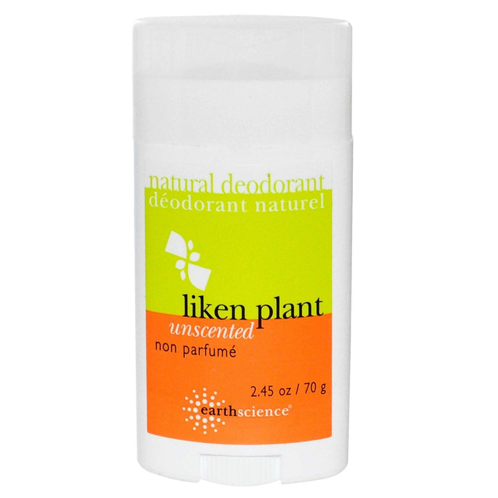 Earth Science Liken Plant Natural Deodorant Unscented - 2.5 oz,EARTH SCIENCE,OxKom