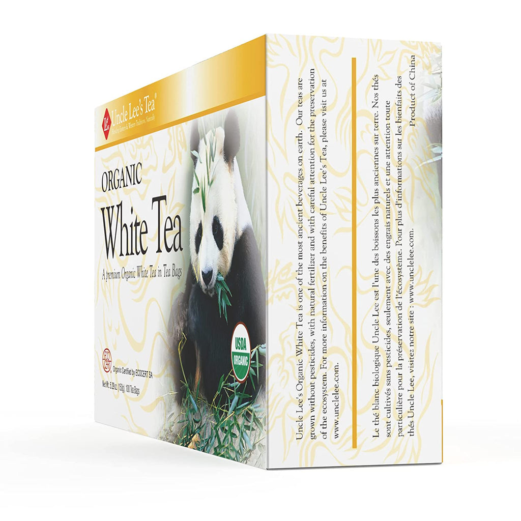 Uncle Lee's Legends of China Organic White Tea - 100 Tea Bags