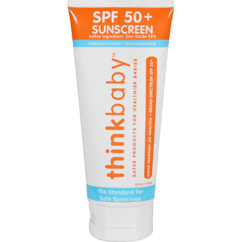 Thinkbaby Sunscreen - Safe - Baby - Spf 50 Plus - 6 Oz