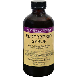 Honey Gardens Apiaries Organic Honey Elderberry Extract with Propolis - 8 fl oz,HONEY GARDENS APIARIES,OxKom