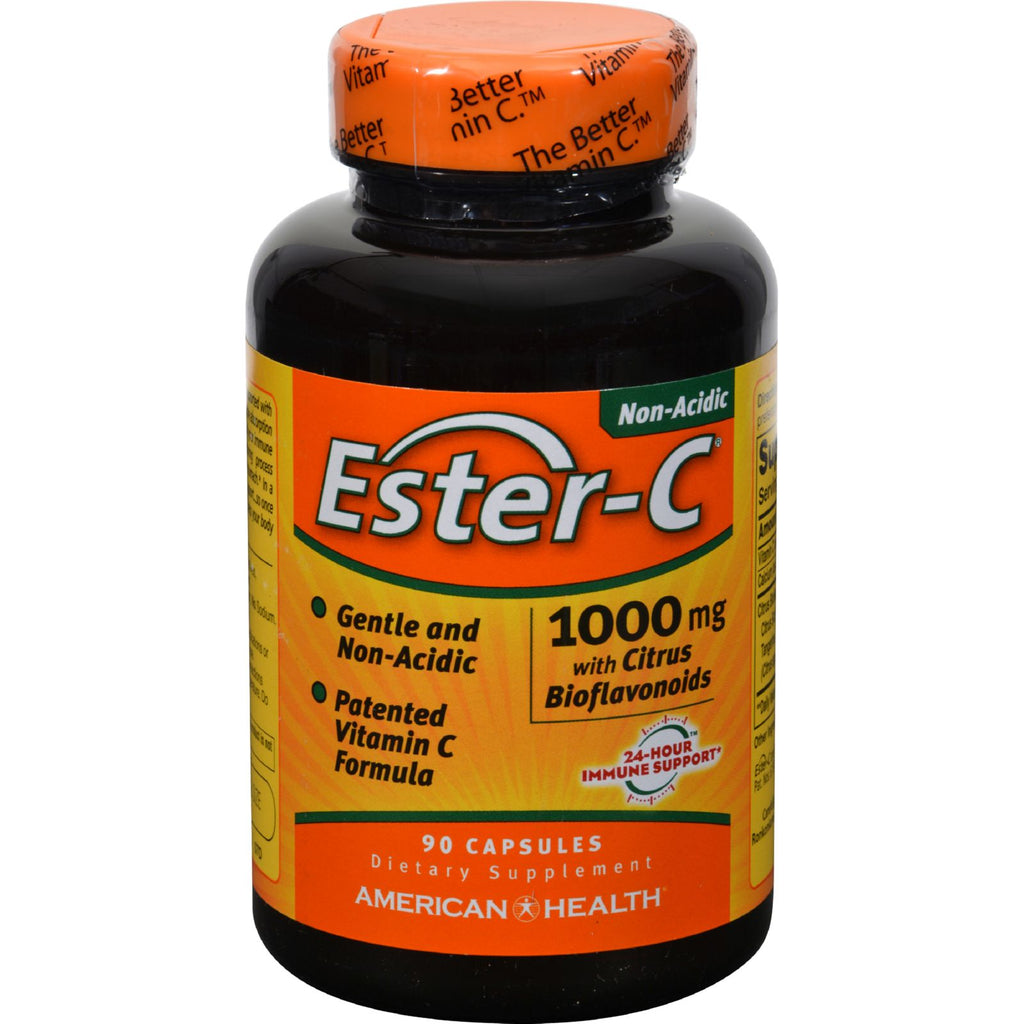 American Health Ester-C with Citrus Bioflavonoids - 1000 mg - 90 Capsules