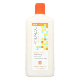 Andalou Naturals Moisture Rich Shampoo Argan And Shea - 11.5 Fl Oz,ANDALOU NATURALS,OxKom