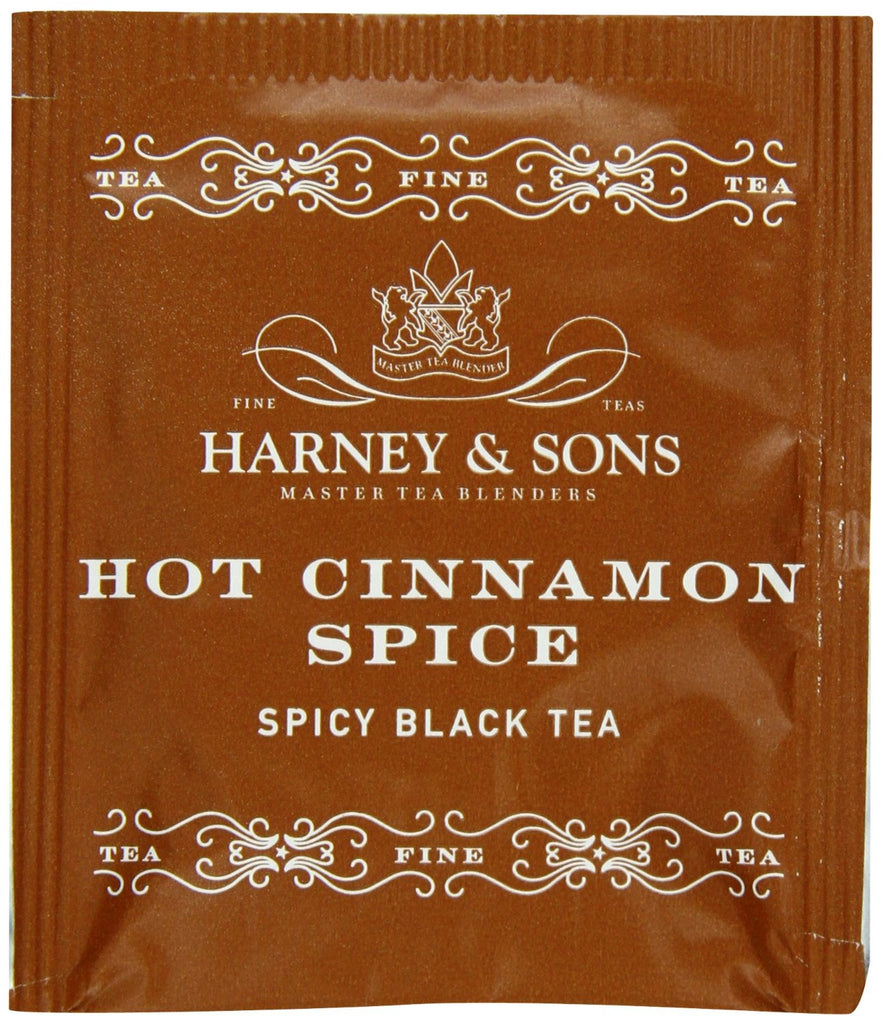 Harney & Sons Hot Cinnamon Spice Tea 3.57 oz 50 Tea Bags