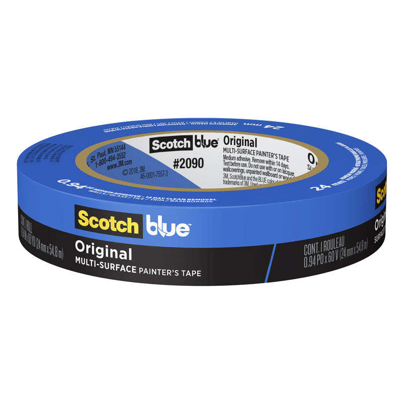 ScotchBlue Painter's Tape, .94" x 60yds,3M,OxKom