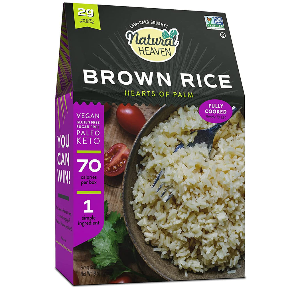 Natural Heaven Brown Rice Hearts Of Palm 9 oz.