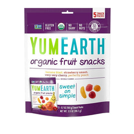 YUMEARTH ORGANICS, FRUIT SNACKS,OG2 5/.7 OZ,YUMBUTTER,OxKom