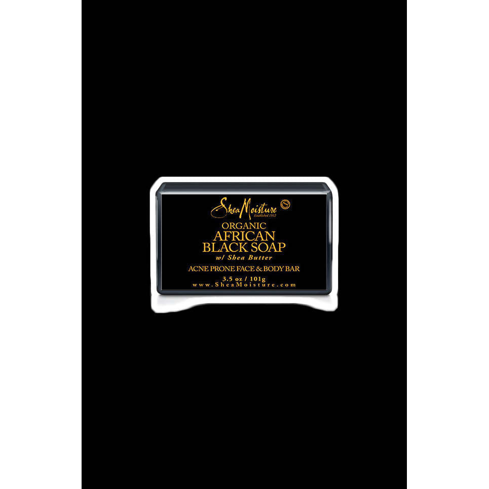 Shea Moisture African Black Soap Acne Prone Face & Body Bar 3.5 Oz,SheaMoisture,OxKom