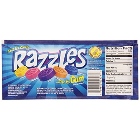 Concord Razzles Original 1.4oz 12/24ct,Concord Confections,OxKom