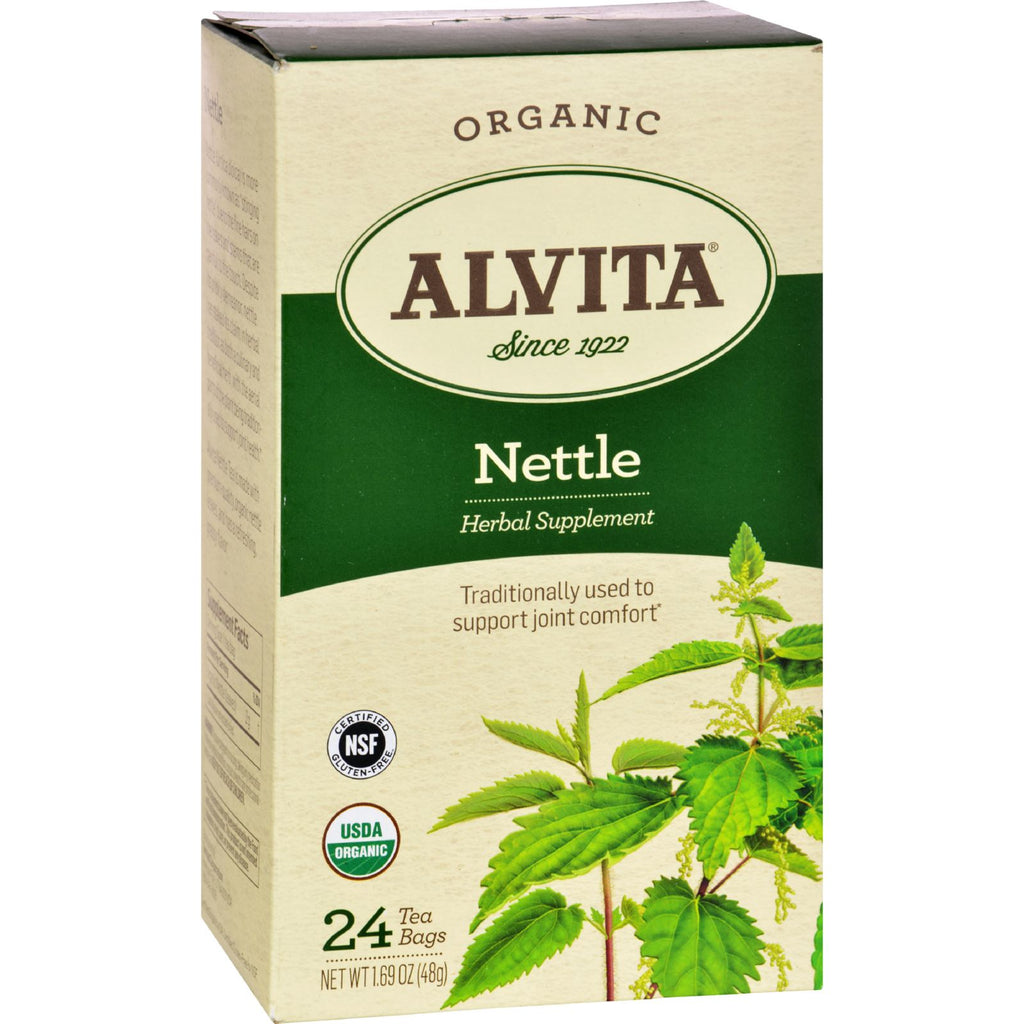Alvita Teas Organic Herbal Tea Bags - Nettle Leaf - 24 Bags