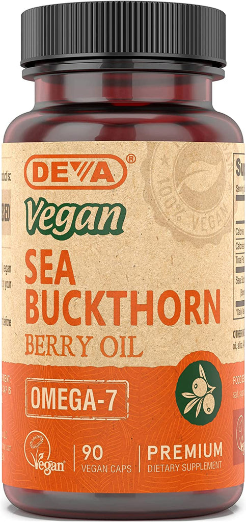 Deva Vegan Vitamins Sea Buckthorn Oil - 90 Vcaps
