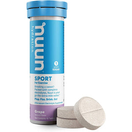 NUUN HYDRATION, DRINK TAB,ACTIVE,GRAPE 10 TAB,NUUN HYDRATION,OxKom