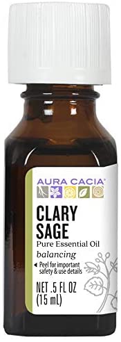 Aura Cacia Essential Oil Clary Sage - 0.5 Fl Oz