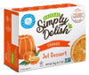 SIMPLY DELISH, JEL DSRT,ORANGE .7 OZ