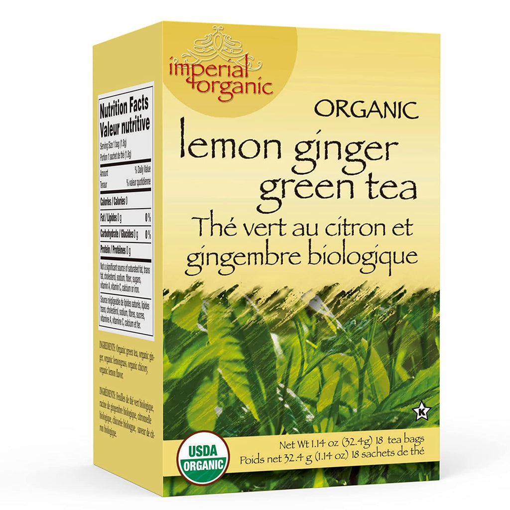 Uncle Lee's Tea Organic Imperial Lemon Ginger - 18 Bags