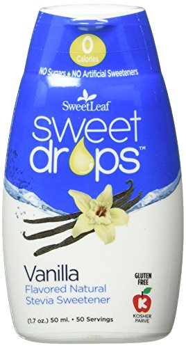 SweetLeaf Sweet Drops Stevia Sweetener, Vanilla, 1.7 Ounce