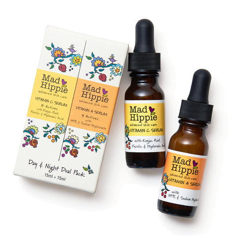 Mad Hippie Skin Care Set, Day & Night Dual Pack  0.5 Fl Oz Ea
