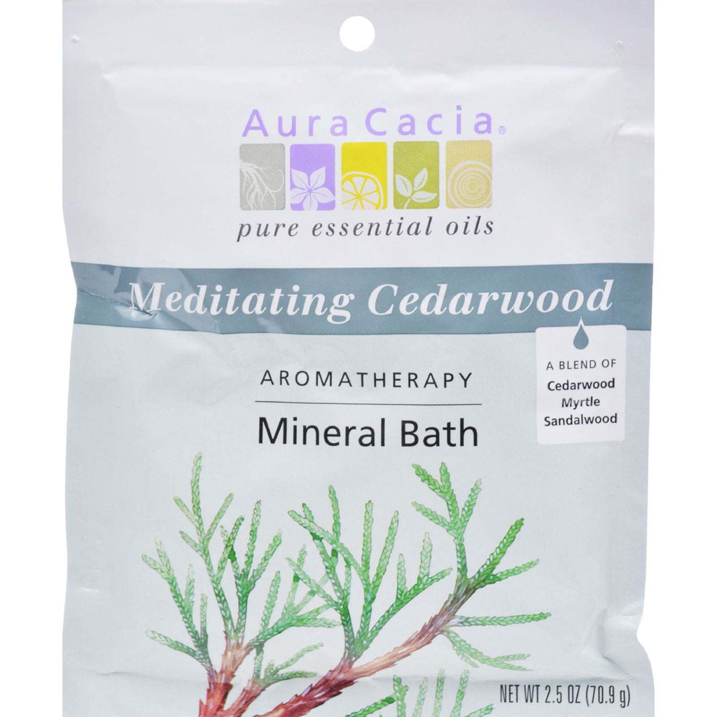 Aura Cacia Aromatherapy Mineral Bath Meditation - 2.5 oz -,AURA CACIA,OxKom