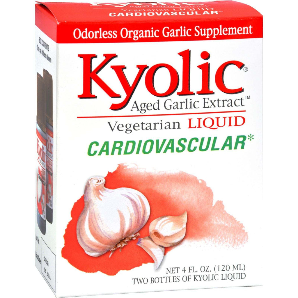 Kyolic Aged Garlic Extract Cardiovascular Liquid - 4 Fl Oz,KYOLIC,OxKom