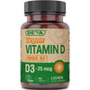Deva Vegan Vitamins D3 1000 Iu, White, 90 Count Pack of 2,DEVA VEGAN VITAMINS,OxKom