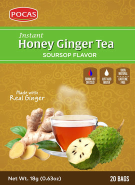 Pocas Honey Ginger Tea with Soursop 20 Pack