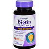 Biotin 10,000 mcg fast Dessolve Hair & Nails Strawberry Flavor 60 Tablets,NATROL,OxKom