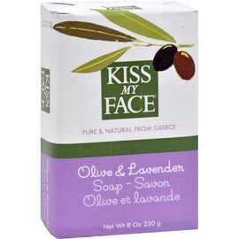 Kiss My Face Bar Soap Olive and Lavender - 8 oz,KISS MY FACE,OxKom