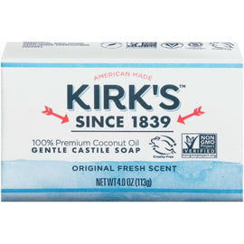 Kirks Natural Castile Bar Soap Original,KIRK'S NATURAL,OxKom