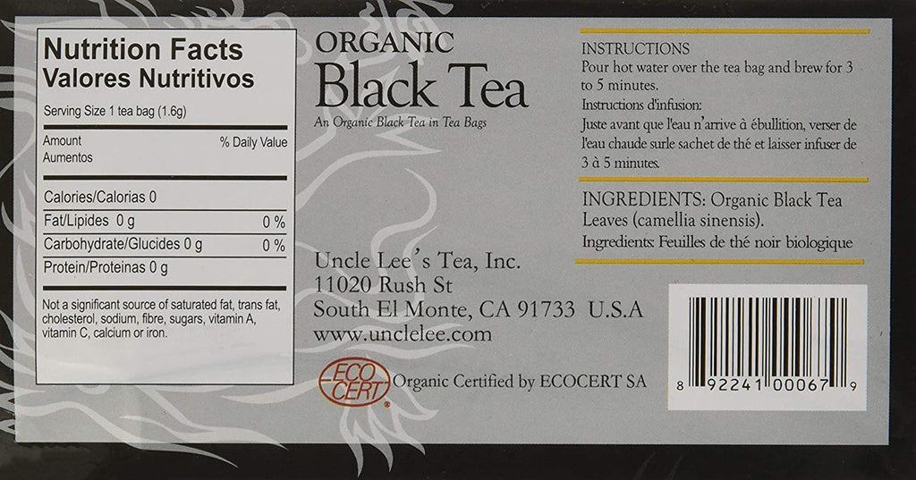 Uncle Lee'S Tea Tea Og1 Black 100 Bag