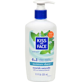 Kiss My Face Moisture Shave Cool Mint - 11 Fl Oz,KISS MY FACE,OxKom