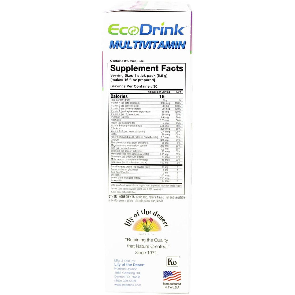 EcoDrink Original  Refill - Mixed Berry - 30 CT,Eco Drink,OxKom
