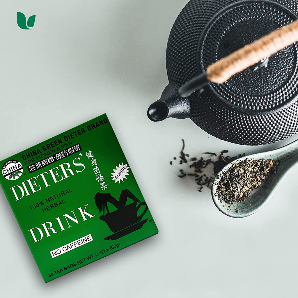 Uncle Lee'S China Green Dieters Tea Caffeine Free For Women & Man 30 Bags X3