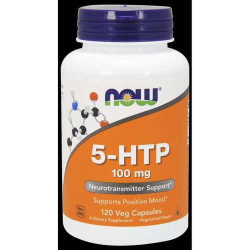 NOW Foods 5-HTP 100 mg - 120 Veg Capsules,NOW Foods,OxKom