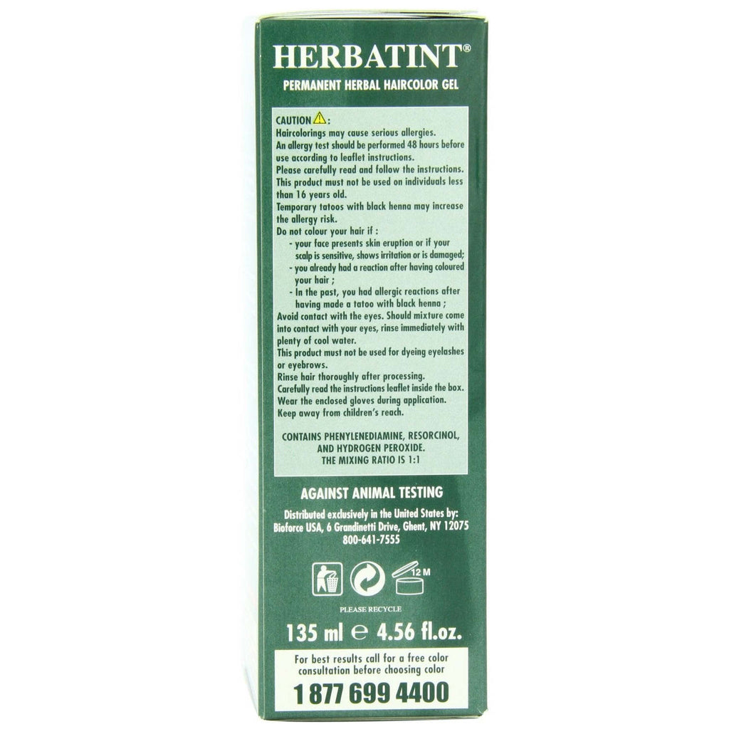 Herbatint Permanent Herbal Haircolour Gel 8N Light Blonde - 135 ml,HERBATINT,OxKom