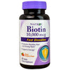 Biotin 10,000 mcg fast Dessolve Hair & Nails Strawberry Flavor 60 Tablets,NATROL,OxKom