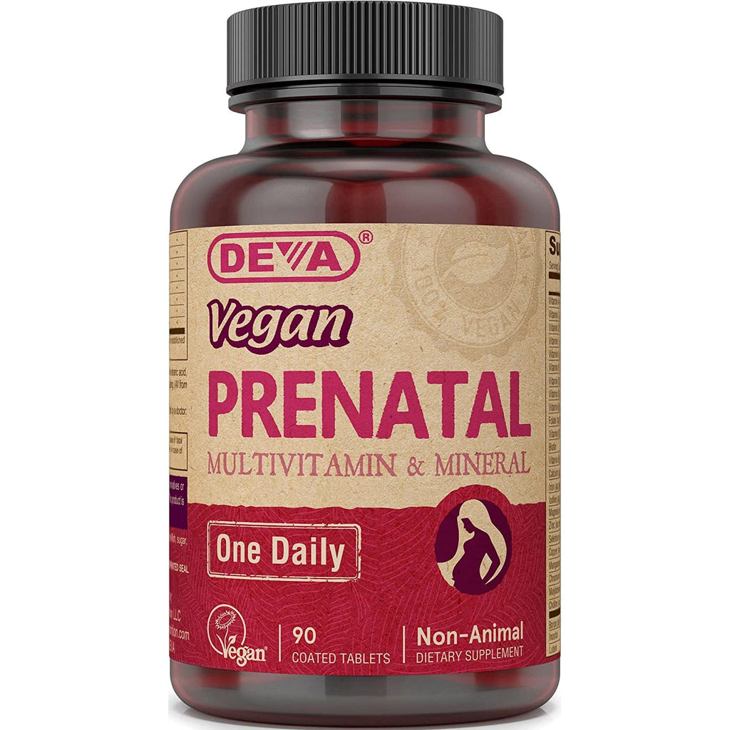 Deva Vegan Prenatal Multivitamin and Mineral - 90 Tablets,DEVA VEGAN VITAMINS,OxKom