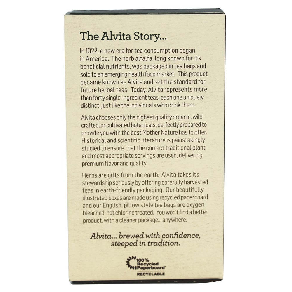 Alvita Tea - Organic - Lemongrass Herbal - 24 Tea Bags,ALVITA,OxKom