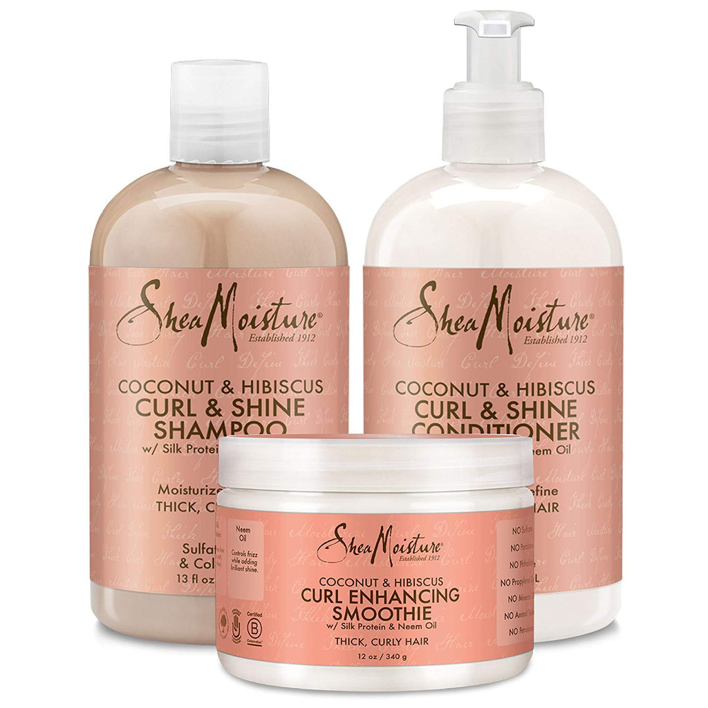 Includes Curl & Shine Shampoo Curl & Shine CONDITIONER Curl Enhancing Smoothie