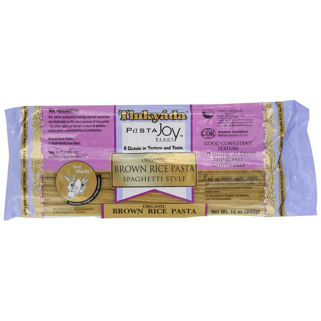 Tinkyada Organic Brown Rice Spaghetti - 12 oz.,TINKYADA,OxKom