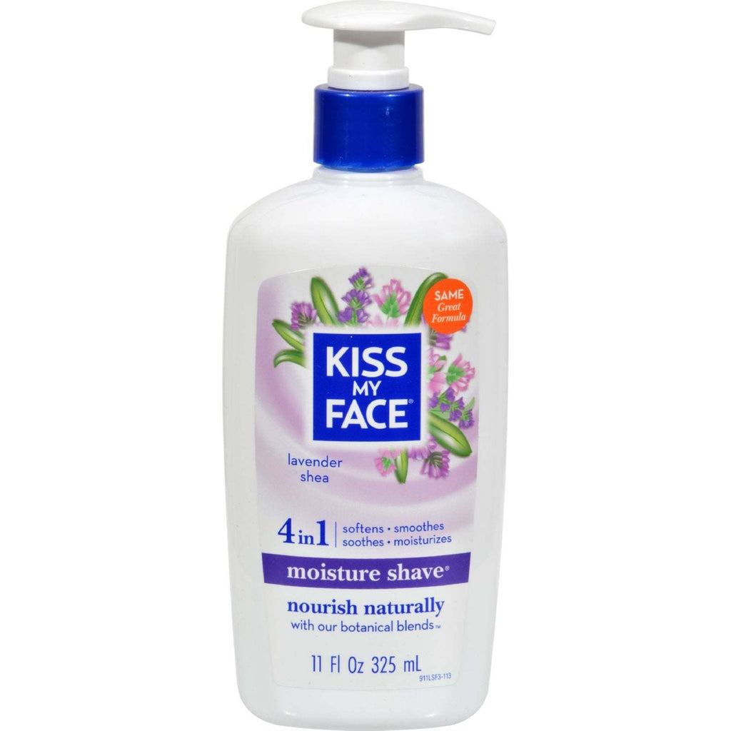 Kiss My Face Moisture Shave Lavender Shea - 11 Fl Oz,KISS MY FACE,OxKom