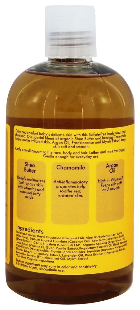 re Baby Head-To-Toe Wash and Shampoo Raw Shea Chamomile and Argan Oil 12 fl oz