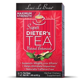 Laci Le Beau Maximum Strength Super Dieter's Tea - 12 Tea Bags,LACI LE BEAU,OxKom