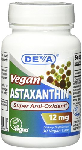 DEVA VEGAN VITAMINS, ASTAXANTIN,12 MG,VEGAN 30 VCAP