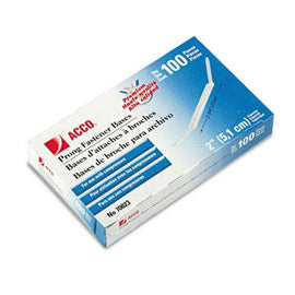 Prong Bases for Two-Piece Paper File Fasteners, Two Inch Capacity,ACCO,OxKom